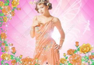 玫瑰仙子图片,梦幻般的仙境之花